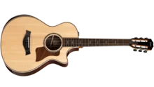 812ce-N Indian Rosewood Acoustic-Electric Guitar | Taylor Guitars